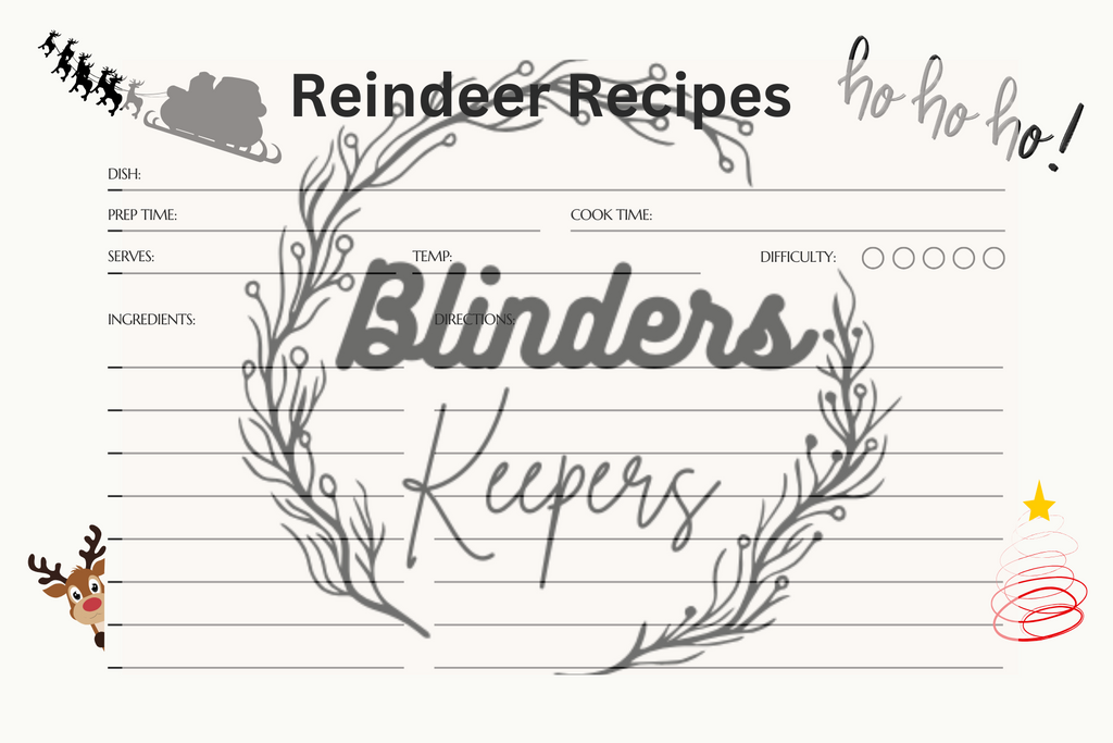 Christmas recipe cards digital download downloadable printable ￼