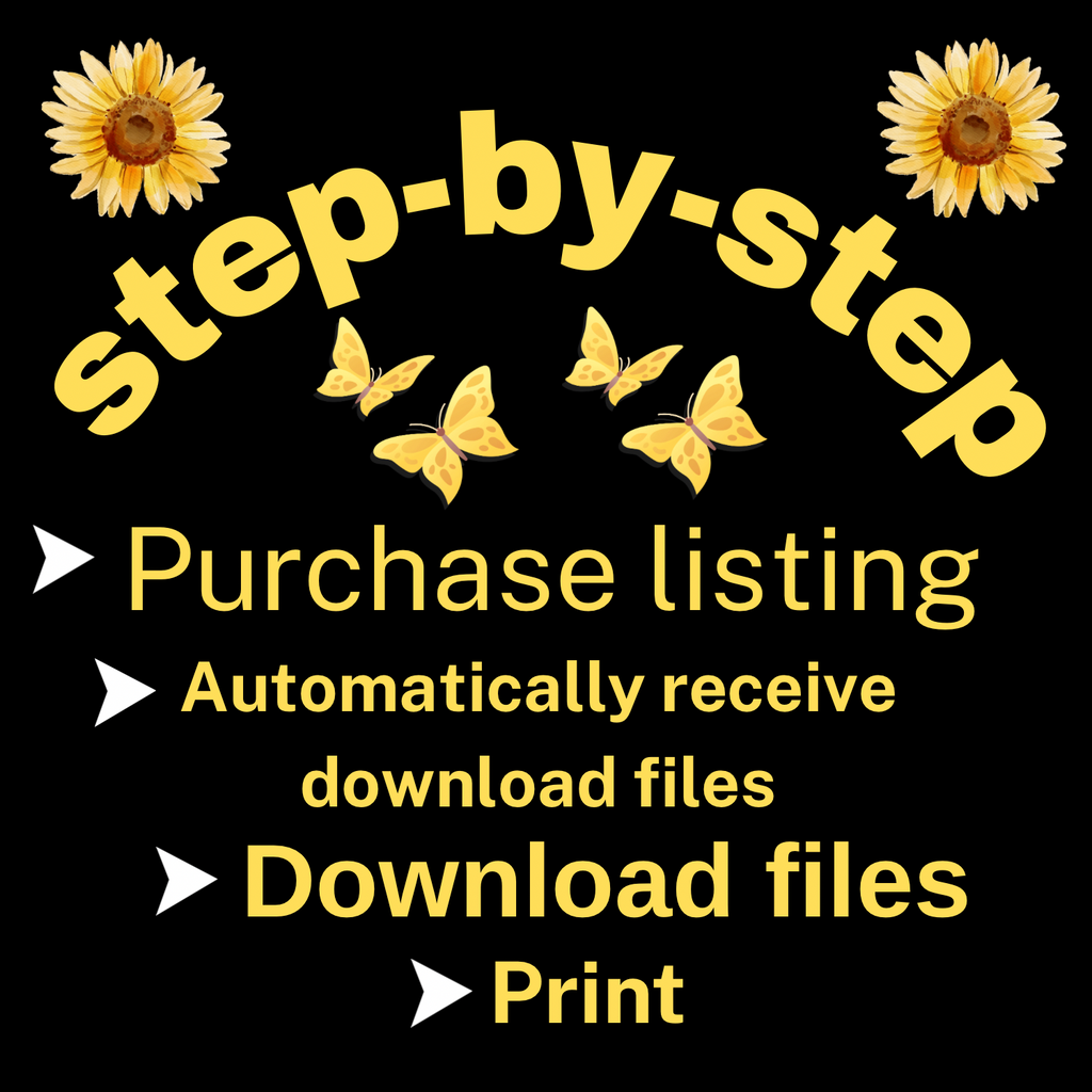 Recipe card large bold print printable digital download  for visually impaired/blind￼￼